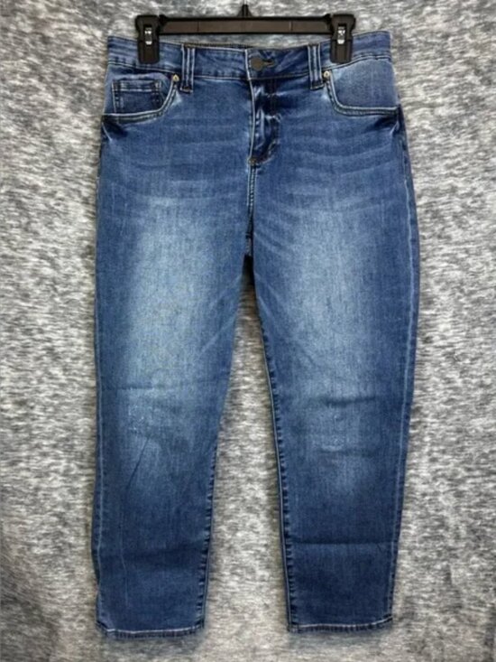 KUT FROM THE KLOTH Women’s Crop Skinny Boyfriend Jeans Size 8 Denim Stretch - Picture 11 of 11